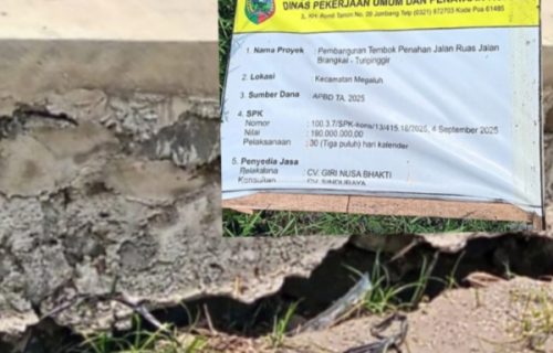 Proyek TPJ  Brangkal – Turipinggir  Dikerjakan Asal-Asalan, Warga Desak APH dan Pemerintah Bertindak Cepat