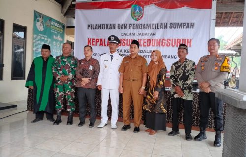 Muhammad Safi’i Resmi Dilantik sebagai Kepala Dusun Kedungsuruh Desa Kebondalem, Bareng, Jombang