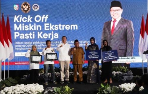 Jombang Menjadi Titik Awal Nasional Program “Miskin Ekstrem Pasti Kerja”, Targetkan Penghapusan Kemiskinan Ekstrem Nol Persen pada 2026