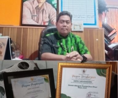 SMPN 1 Mojoagung Raih Penghargaan Adiwiyata Provinsi dan Mendapat Apresiasi Bupati Jombang