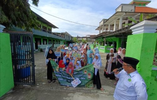 Pawai Tarhib Ramadhan 1447 H Yayasan Pendidikan Islam Praja Putra, Super Ceria dan Sarat Pesan Edukatif