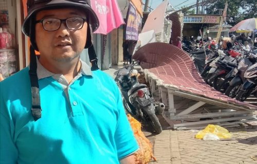 Bangunan Baru Pasar Ploso Jombang Ambruk, Pemicu Tanda Tanya Besar