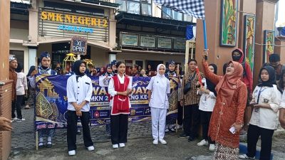 Meriahnya Pawai Budaya, Puncak Rangkaian Hut Ke-50 Smkn 2 Jombang
