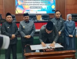 DPRD Jombang Sahkan Perda Pengelolaan Aset, Dorong Digitalisasi dan Transparansi