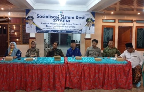 Sosialisasi DTSEN, Pemerintah Desa Sentul dan LPMD Pastikan Bantuan Sosial Tepat Sasaran