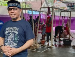 Yayasan Graha Ananda AD-Durunnafis Sembelih 100 Kambing Kurban untuk Warga Jombang