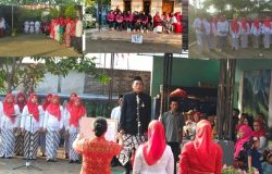 Upacara Peringatan HUT RI Ke-81 Di Lingkungan Rw 01 Kelurahan Kepanjen